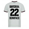 Bayer Leverkusen Victor Boniface #22 Auswärtstrikot 2023-24 Kurzarm